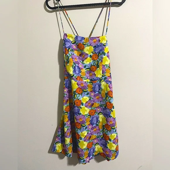 ZARA FLORAL ROMPER - Picture 4 of 7